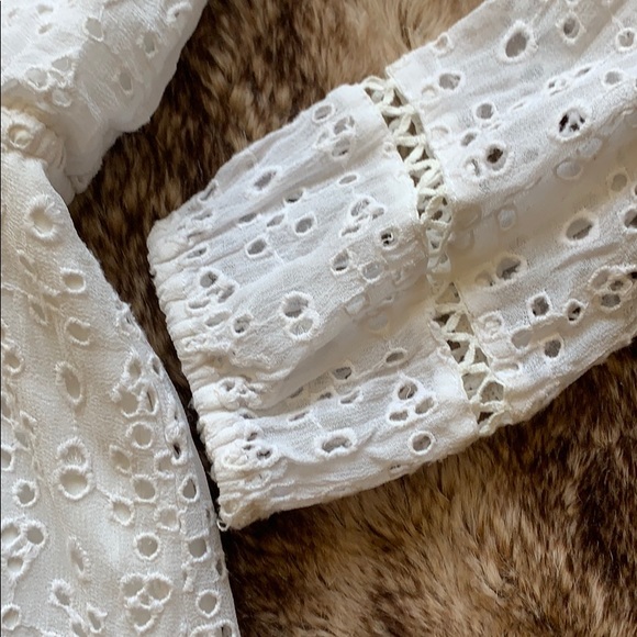 JOIE Bittern C  Eyelet Dress with tassels sz Sm - Picture 3 of 8